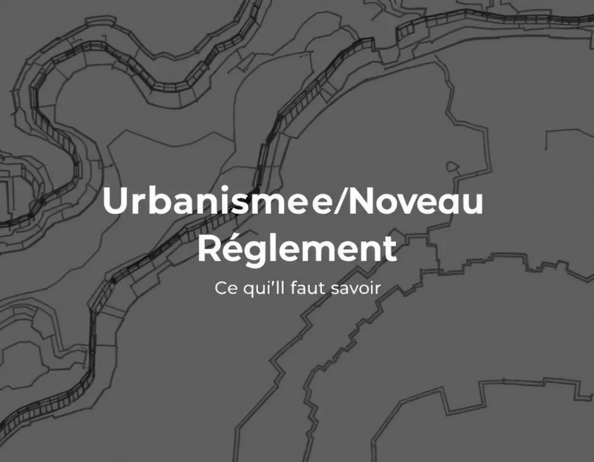 Urbanisme et Nouveau Règlement : Ce Qu'il Faut Savoir
